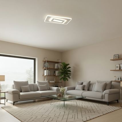 BRILAGI - LED Stmievateľné stropné svietidlo MODERN LED/51W/230V 3000-6000K 20x40 cm + diaľkové ovládanie