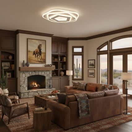 BRILAGI - LED Stmievateľné stropné svietidlo MODERN LED/64W/230V 3000-6000K priemer 40 cm + diaľkové ovládanie