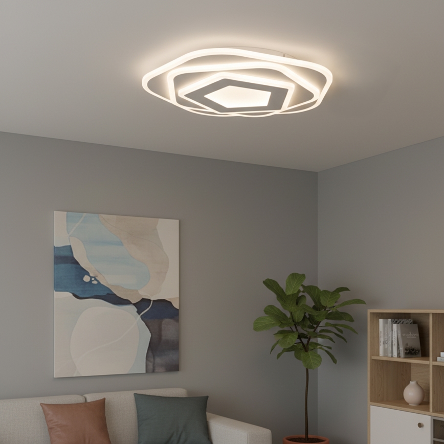 BRILAGI - LED Stmievateľné stropné svietidlo MODERN LED/64W/230V 3000-6000K priemer 40 cm + diaľkové ovládanie