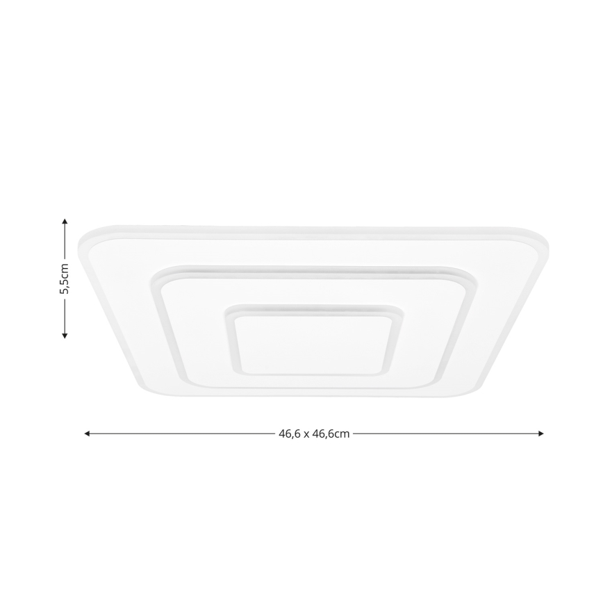 Brilagi - LED Stmievateľné stropné svietidlo MODERN LED/72W/230V 2700-6500K 46,6x46,6 cm + diaľkové ovládanie