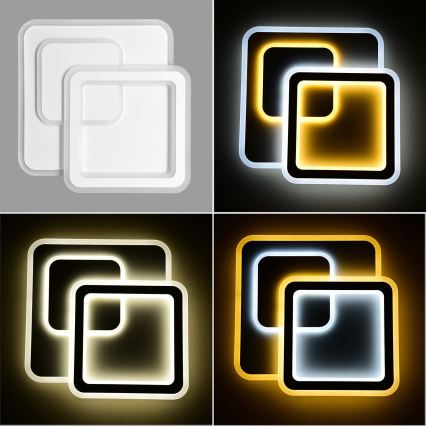 Brilagi - LED Stmievateľné stropné svietidlo MODERN LED/80W/230V 2700-6500K 52,5x52,5 cm + diaľkové ovládanie