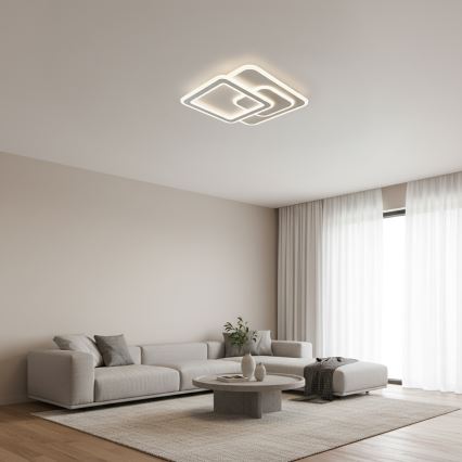 Brilagi - LED stmievateľné stropné svietidlo MODERN LED/80W/230V 3000-6000K 52,5x52,5 cm + diaľkové ovládanie