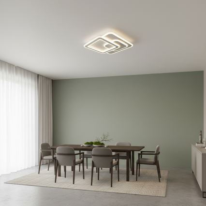 Brilagi - LED stmievateľné stropné svietidlo MODERN LED/80W/230V 3000-6000K 52,5x52,5 cm + diaľkové ovládanie