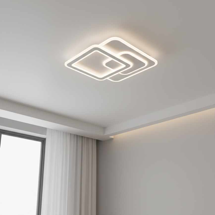 Brilagi - LED stmievateľné stropné svietidlo MODERN LED/80W/230V 3000-6000K 52,5x52,5 cm + diaľkové ovládanie