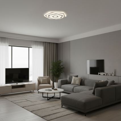 Brilagi - LED stmievateľné stropné svietidlo MODERN LED/85W/230V 3000-6000K pr. 53 cm + diaľkové ovládanie