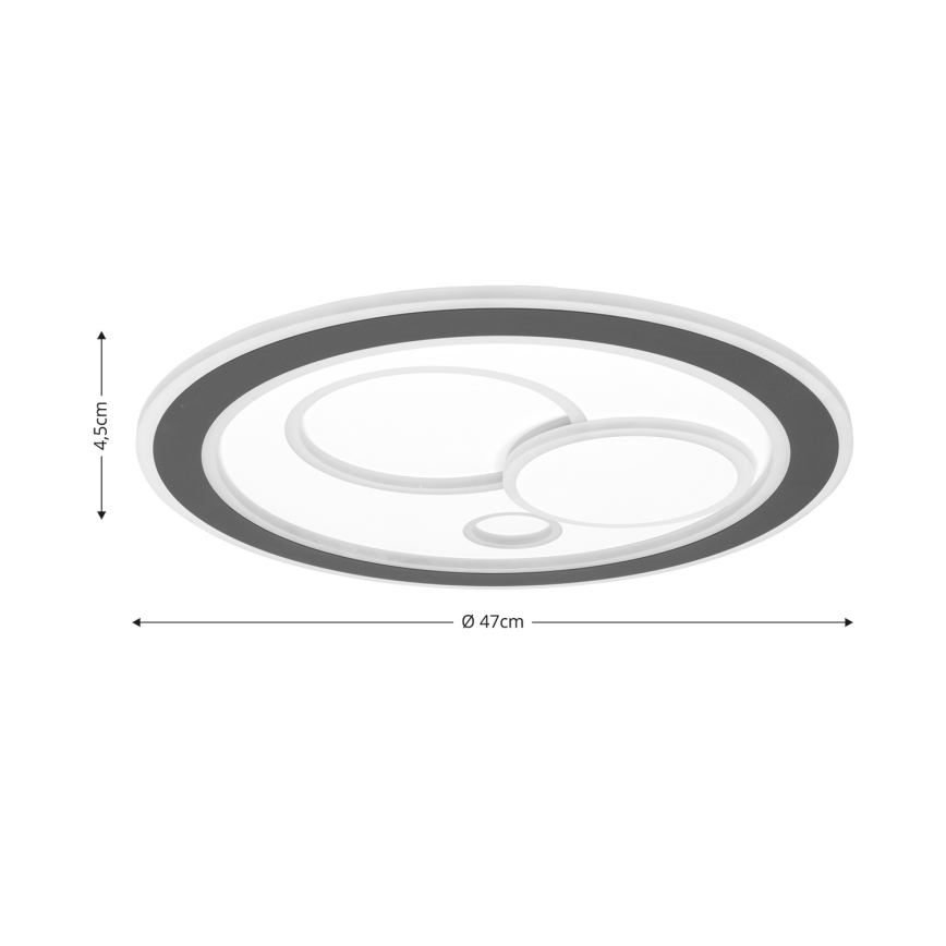 Brilagi - LED Stmievateľné stropné svietidlo MODERN LED/89W/230V 2700-6500K pr. 47 cm + diaľkové ovládanie