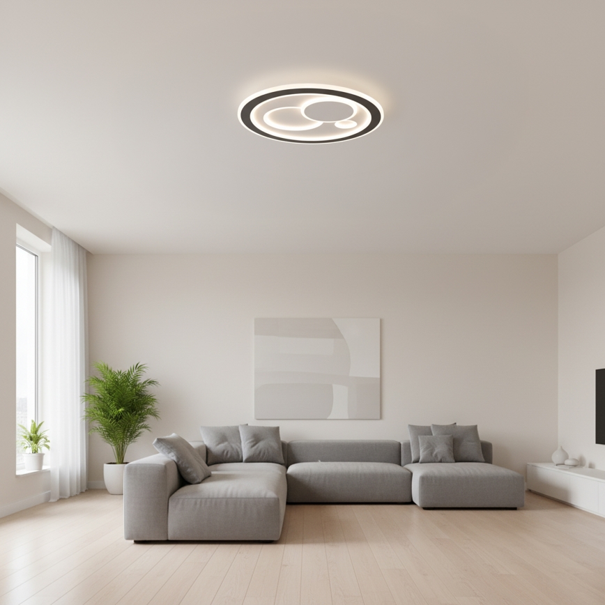 Brilagi - LED stmievateľné stropné svietidlo MODERN LED/89W/230V 3000-6000K priemer 47 cm + diaľkové ovládanie