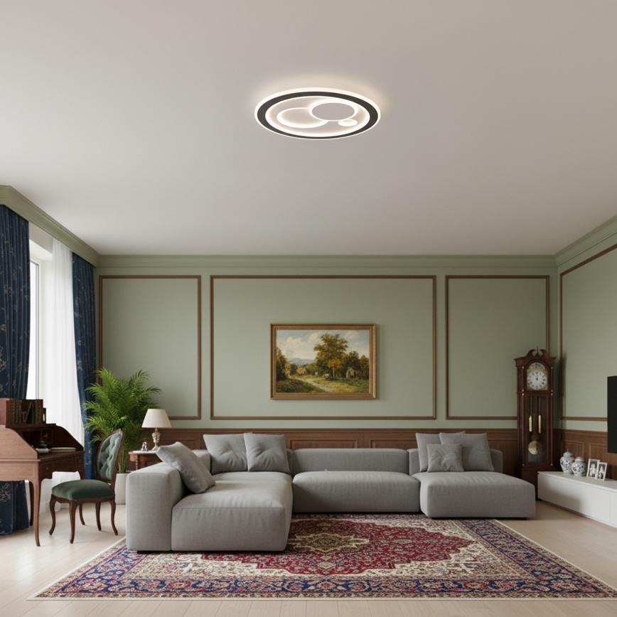 Brilagi - LED stmievateľné stropné svietidlo MODERN LED/89W/230V 3000-6000K priemer 47 cm + diaľkové ovládanie
