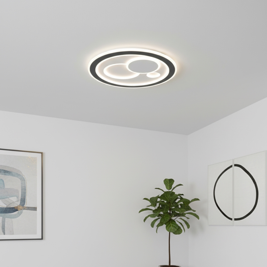 Brilagi - LED stmievateľné stropné svietidlo MODERN LED/89W/230V 3000-6000K priemer 47 cm + diaľkové ovládanie