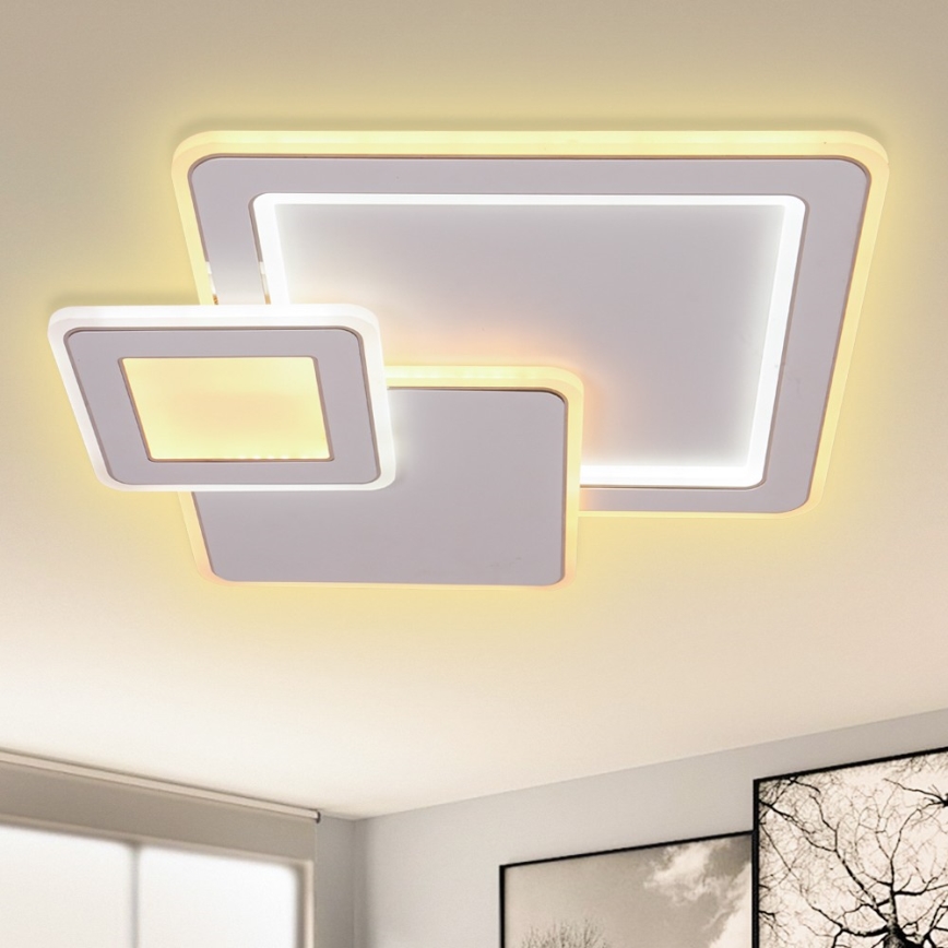 Brilagi - LED Stmievateľné stropné svietidlo MODERN LED/93W/230V 2700-6500K 48,5x48,5 cm + diaľkové ovládanie