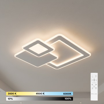 Brilagi - LED stmievateľné stropné svietidlo MODERN LED/93W/230V 3000-6000K 48,5x48,5 cm + diaľkové ovládanie