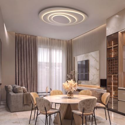 BRILAGI - LED Stlmiteľné stropné svietidlo MODERN MAXI LED/87W/230V 3000-6000K 67x80 cm + diaľkové ovládanie