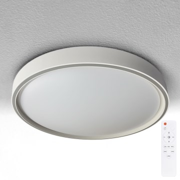 Brilagi - LED stmievateľné stropné svietidlo NANCI LED/60W/230V 3000-6500K pr. 49 cm strieborné + diaľkové ovládanie