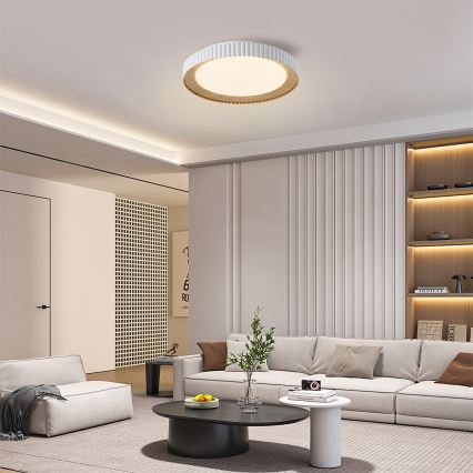 Brilagi - LED stmievateľné stropné svietidlo NEXO LED/48W/230V 3000-6000K biela, priemer 43 cm + diaľkové ovládanie