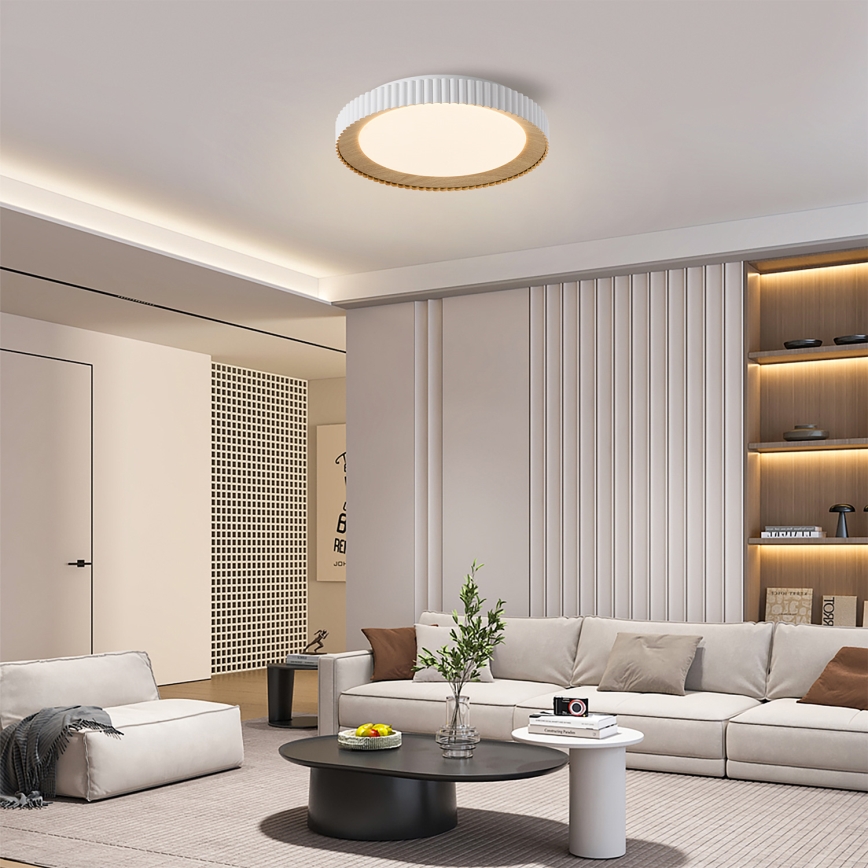 Brilagi - LED stmievateľné stropné svietidlo NEXO LED/48W/230V 3000-6000K biela, priemer 43 cm + diaľkové ovládanie