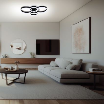 Brilagi - LED Stmievateľné stropné svietidlo ORBITS LED/49W/230V 3000/4000/6000K + diaľkové ovládanie