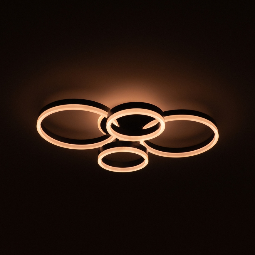 Brilagi - LED Stmievaťelné stropné svietidlo ORBITS LED/49W/230V 3000-6000K + diaľkové ovládanie