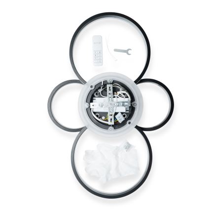 Brilagi - LED Stmievaťelné stropné svietidlo ORBITS LED/49W/230V 3000-6000K + diaľkové ovládanie