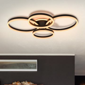 Brilagi - LED Stmievateľné stropné svietidlo ORBITS LED/52W/230V 3000/4000/6000K + diaľkové ovládanie