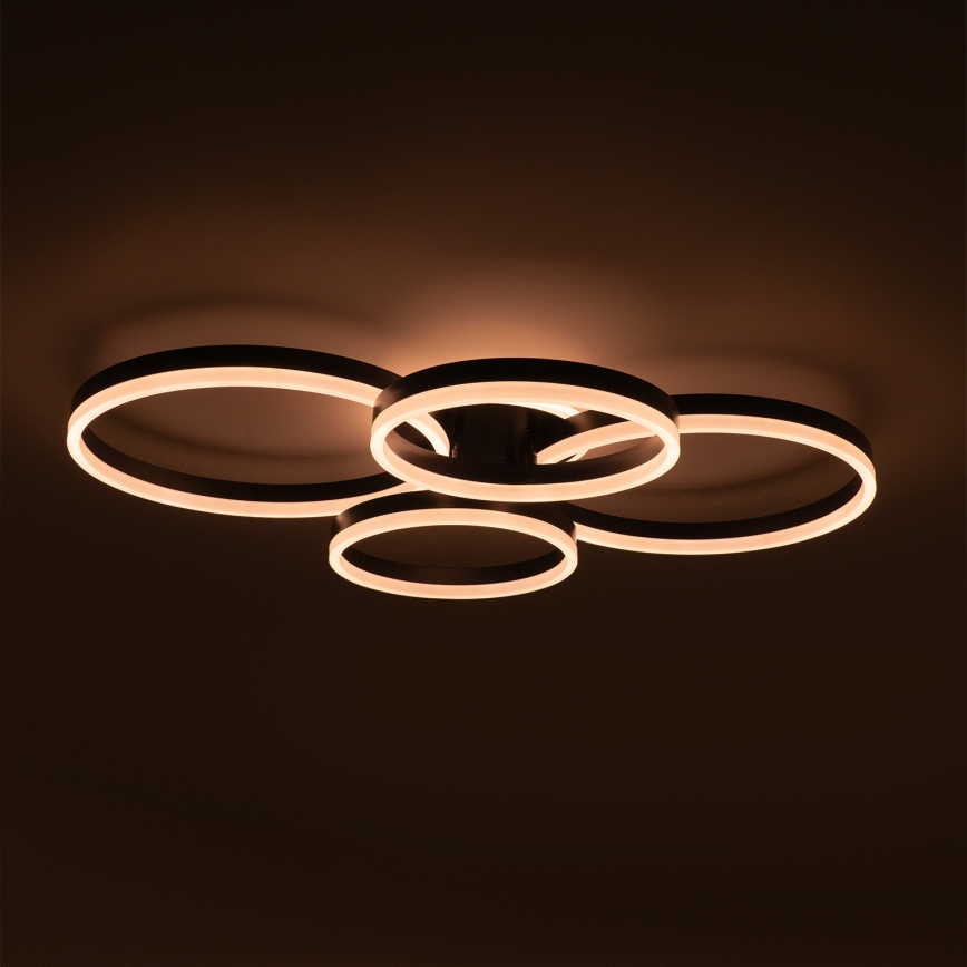 Brilagi - LED Stmievaťelné stropné svietidlo ORBITS LED/52W/230V 3000-6000K + diaľkové ovládanie