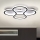 Brilagi - LED Stmievateľné stropné svietidlo ORELLI LED/53W/230V 3000/4000/6000K + diaľkové ovládanie