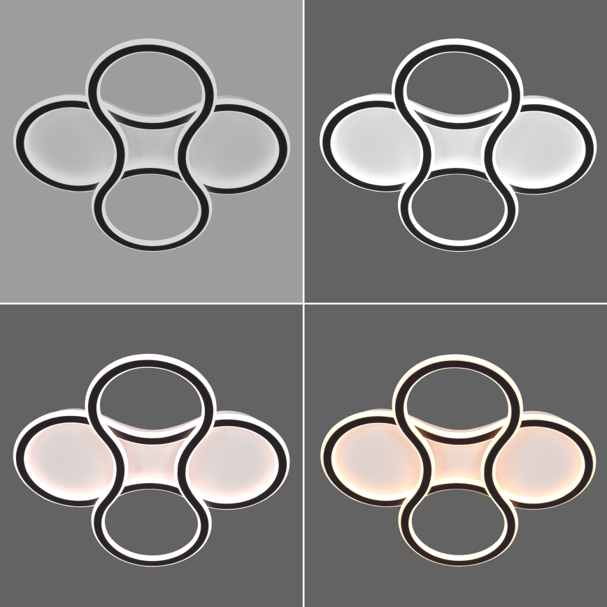 Brilagi - LED Stmievateľné stropné svietidlo ORELLI LED/53W/230V 3000/4000/6000K + diaľkové ovládanie