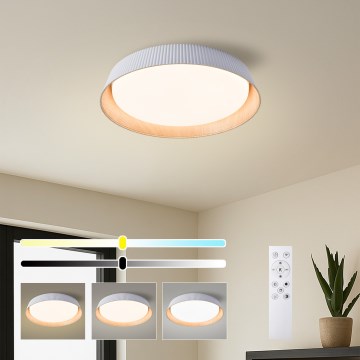 Brilagi - LED stmievateľné stropné svietidlo ORINO LED/54W/230V 3000-6000K biele, priemer 43 cm + diaľkové ovládanie