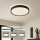 Brilagi - LED stmievateľné stropné svietidlo ORINO LED/54W/230V 3000-6000K čierne pr. 43 cm + diaľkové ovládanie