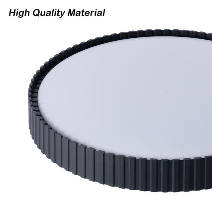 Brilagi - LED stmievateľné stropné svietidlo ORINO LED/54W/230V 3000-6000K čierne pr. 43 cm + diaľkové ovládanie