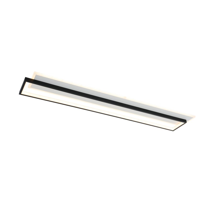 Brilagi - LED Stmievateľné stropné svietidlo OUTLINE LED/90W/230V 3000-6000K 18x100 cm biela/čierna + diaľkové ovládanie