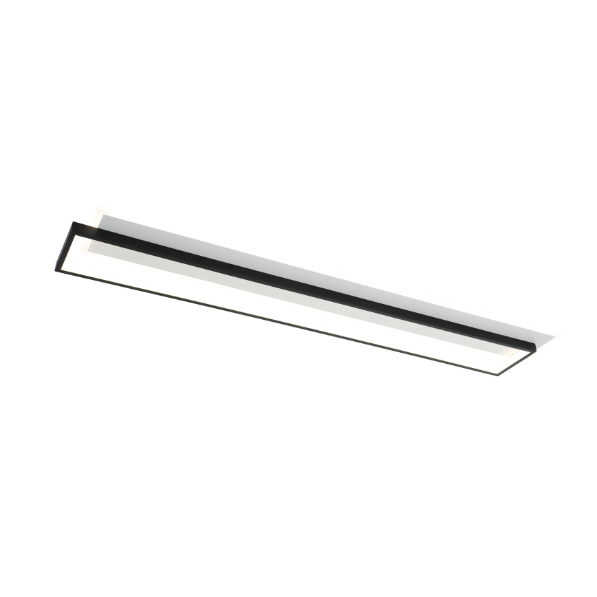 Brilagi - LED Stmievateľné stropné svietidlo OUTLINE LED/90W/230V 3000-6000K 18x100 cm biela/čierna + diaľkové ovládanie