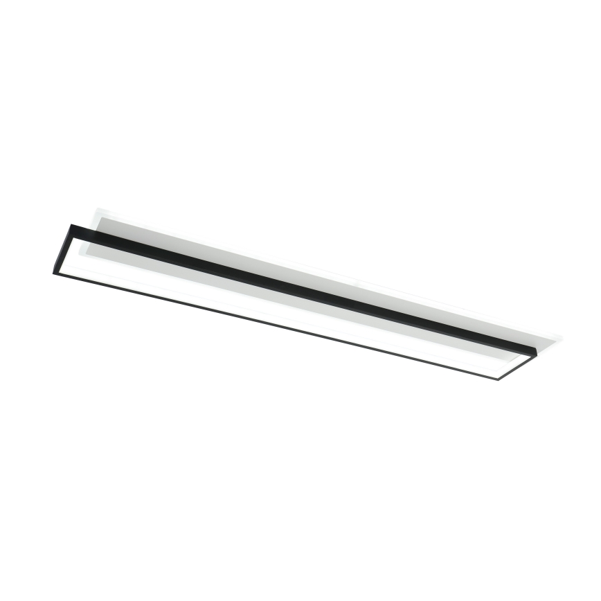 Brilagi - LED Stmievateľné stropné svietidlo OUTLINE LED/90W/230V 3000-6000K 18x100 cm biela/čierna + diaľkové ovládanie