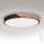 Brilagi - LED stmievateľné stropné svietidlo PILANA LED/72W/230V 3000-6500K dub/čierna priemer 80 cm + diaľkové ovládanie