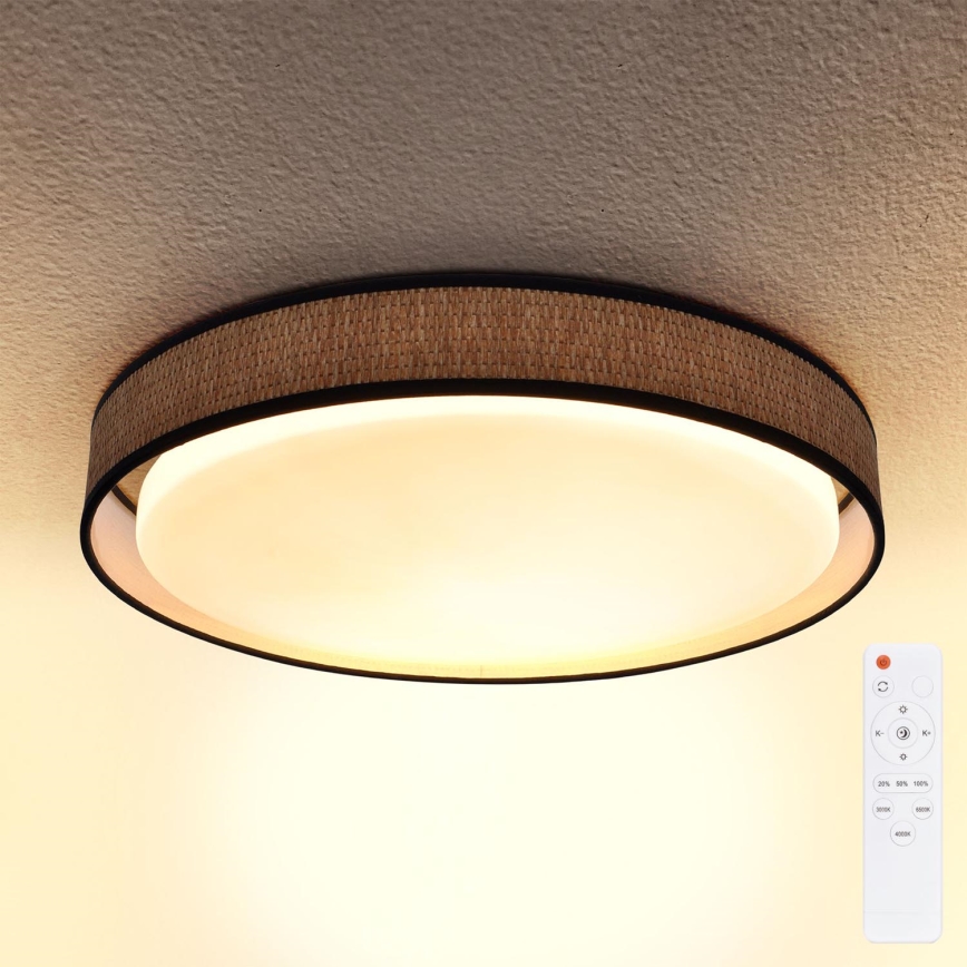 Brilagi - LED Stmievateľné stropné svietidlo PILAR LED/48W/230V 3000-6500K pr. 43 cm + diaľkové ovládanie