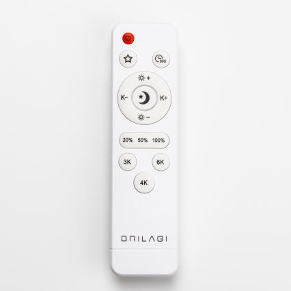 Brilagi - LED Stmievateľné stropné svietidlo PINE LED/24W/230V 3000-6500K + diaľkové ovládanie