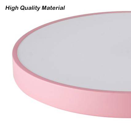 Brilagi - LED stlmiteľné stropné svietidlo POOL LED/36W/230V 3000-6000K pr. 30 cm ružové + diaľkové ovládanie