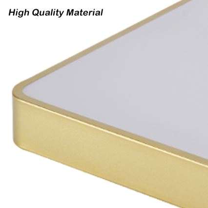 Brilagi - LED Stmievateľné stropné svietidlo POOL LED/36W/230V 3000-6000K 40x40 cm zlatá + diaľkové ovládanie