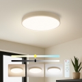 Brilagi - LED stmievateľné stropné svietidlo POOL LED/36W/230V 3000-6000K pr. 30 cm béžové + diaľkové ovládanie