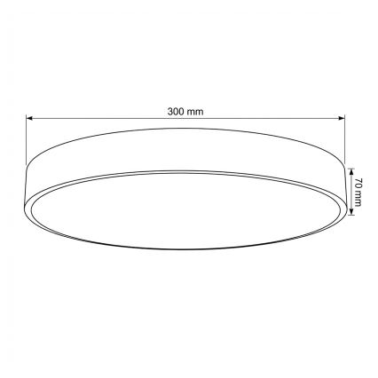 Brilagi - LED stmievateľné stropné svietidlo POOL LED/36W/230V 3000-6000K pr. 30 cm béžová + diaľkové ovládanie