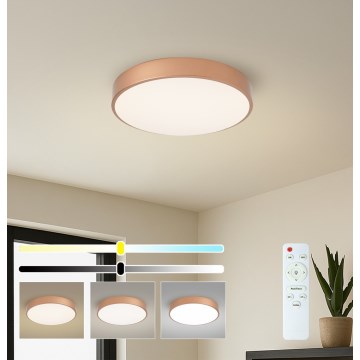 BRILAGI - LED stmievateľné stropné svietidlo POOL LED/48W/230V 3000-6000K pr. 40 cm medená + diaľkové ovládanie