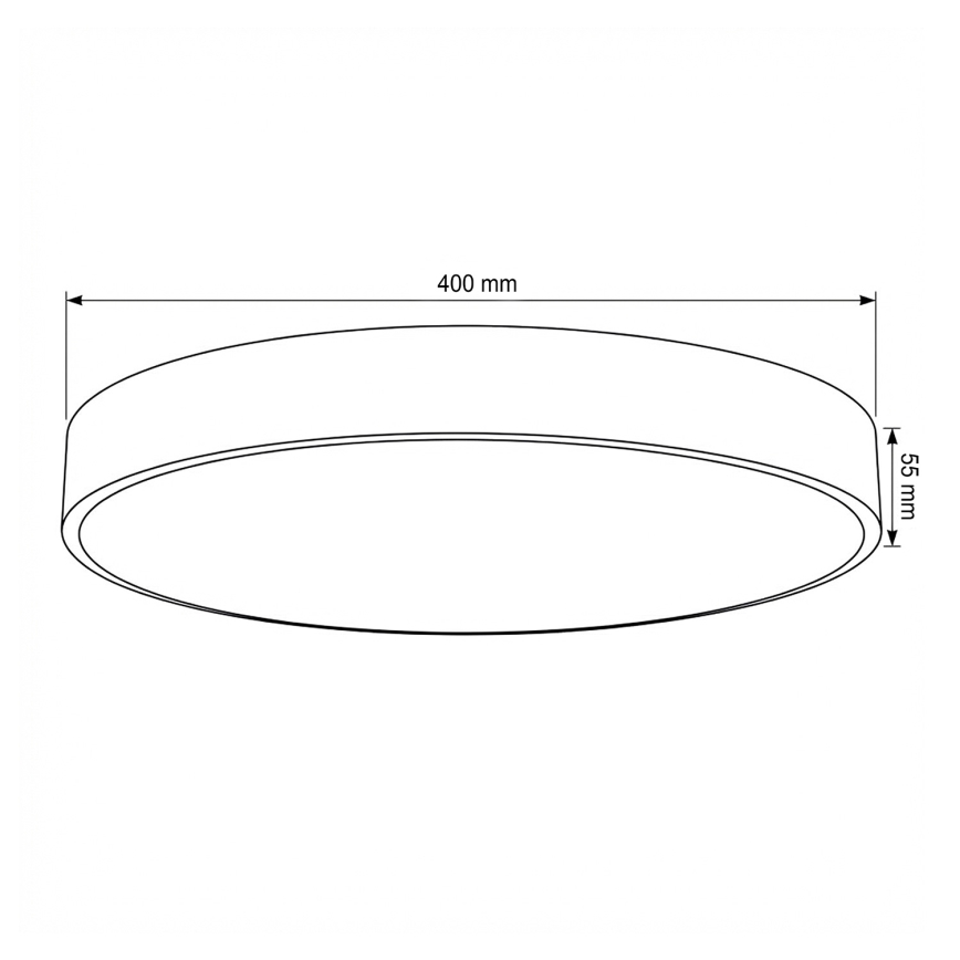 Brilagi - LED stmievateľné stropné svietidlo POOL LED/50W/230V 3000-6000K pr. 40 cm béžové + diaľkové ovládanie