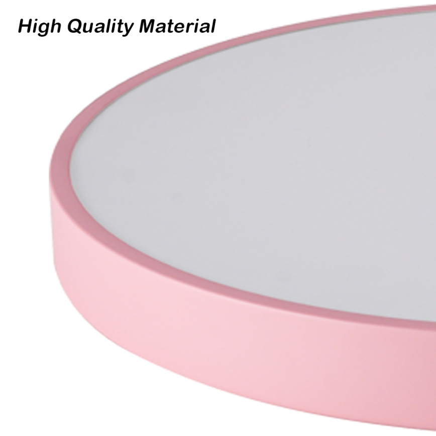 Brilagi - LED stmievateľné stropné svietidlo POOL LED/60W/230V 3000-6000K pr. 50 cm ružová + diaľkové ovládanie