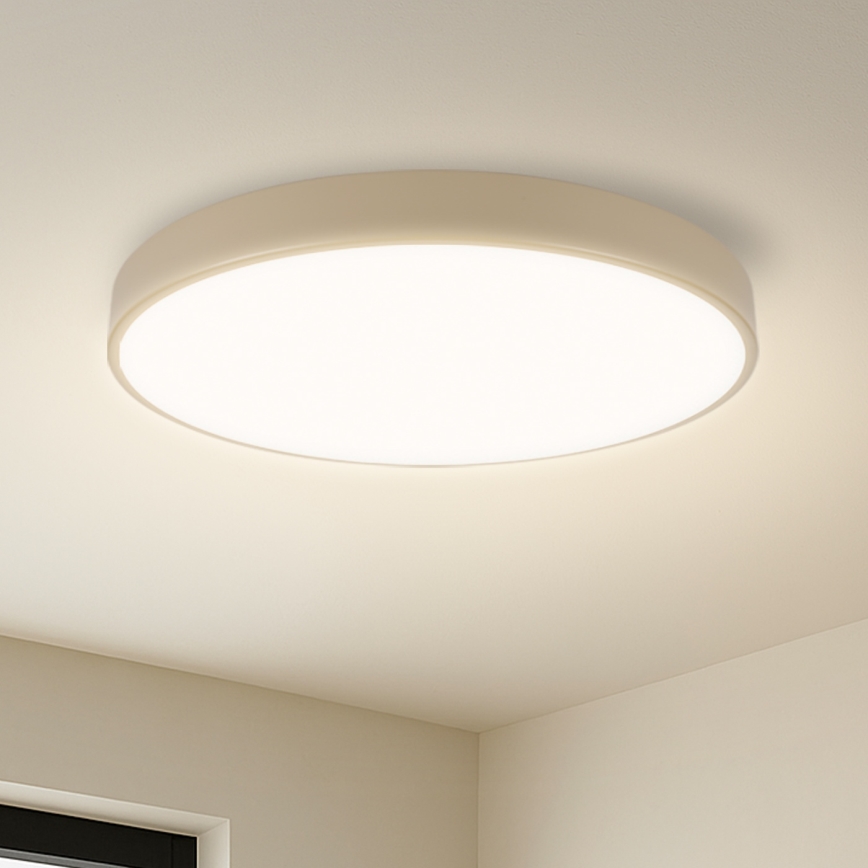 Brilagi - LED Stmievateľné Stropné Svietidlo POOL LED/60W/230V 3000-6000K pr. 50 cm béžová + diaľkové ovládanie