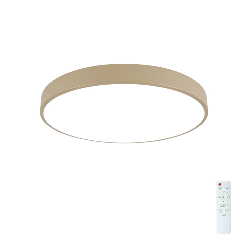 Brilagi - LED Stmievateľné Stropné Svietidlo POOL LED/60W/230V 3000-6000K pr. 50 cm béžová + diaľkové ovládanie