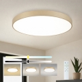 Brilagi - LED stmievateľné stropné svietidlo POOL SMART LED/100W/230V 3000-6000K 80 cm béžové Wi‑Fi Tuya + diaľkové ovládanie