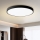 Brilagi - LED Stmievateľné stropné svietidlo POOL SMART LED/100W/230V 3000-6000K pr. 80 cm Wi-Fi Tuya čierna + diaľkové ovládanie