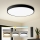 Brilagi - LED stmievateľné stropné svietidlo POOL SMART LED/100W/230V 3000-6000K pr. 80 cm Wi-Fi Tuya čierne + diaľkové ovládanie