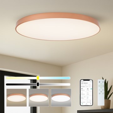 BRILAGI - LED stmievateľné stropné svietidlo POOL SMART LED/180W/230V 3000-6000K 120 cm bronzové Wi-Fi Tuya + diaľkové ovládanie