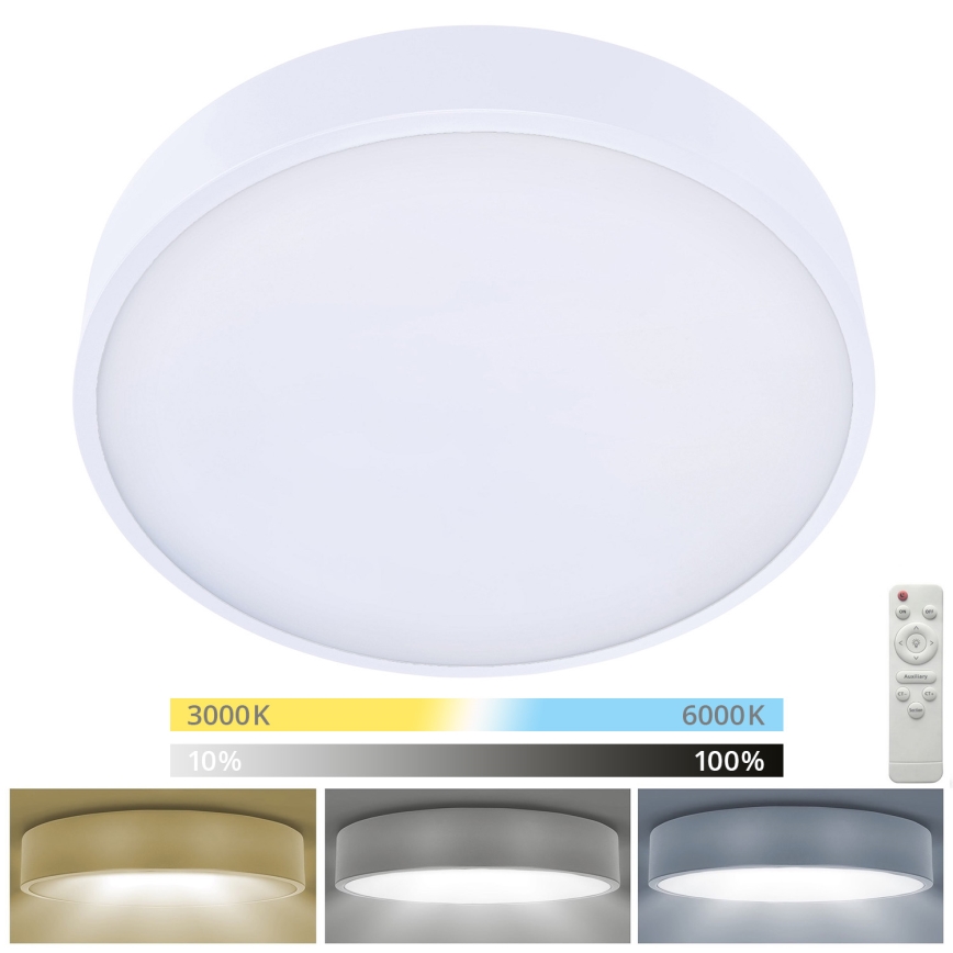 Brilagi - LED Stmievateľné stropné svietidlo POOL SMART LED/48W/230V 3000-6000K 40 cm + diaľkové ovládanie biela