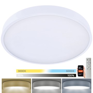 Brilagi - LED Stmievateľné stropné svietidlo POOL SMART LED/60W/230V 50 cm 3000-6000K Wi-Fi Tuya + diaľkové ovládanie biela